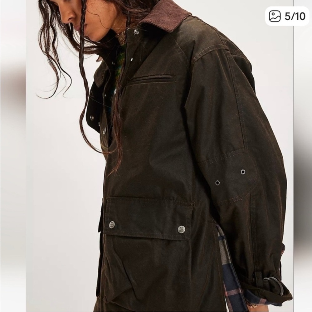 NWT We The Free Headliner Wax Pullover coat jacket FREE PEOPLE size XS - Picture 6 of 15